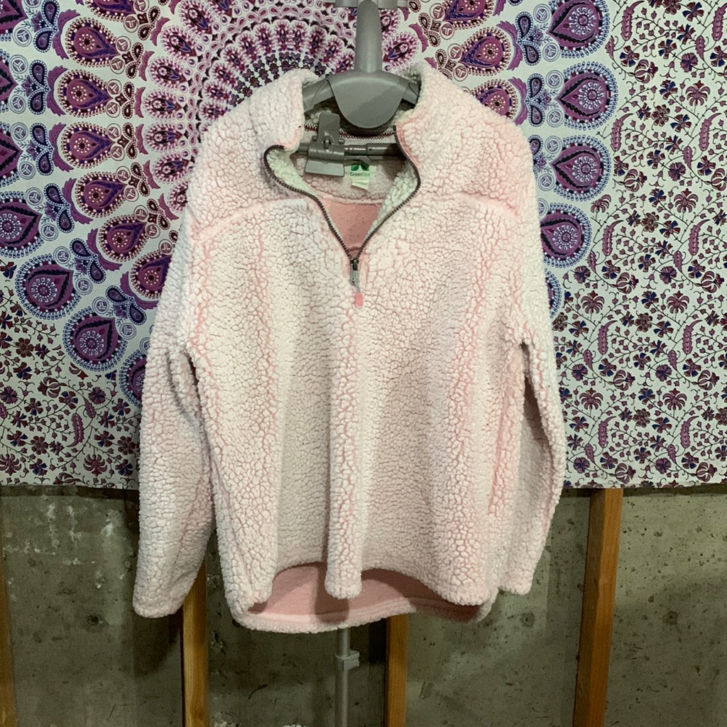 Fuzzy Pink Pullover